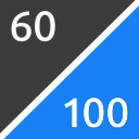 czarny 60 mesh + niebieski 100 mesh