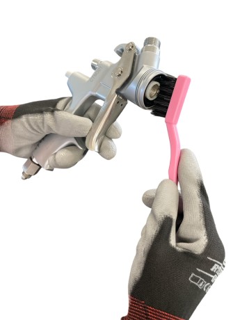 Czyszczenie filtra pistoletu malarskiego niskociśnieniowego