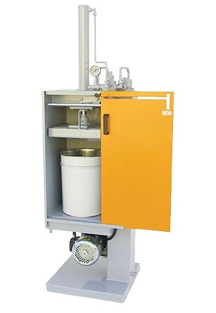 Zgniatarka do puszek COMAP SB-5 - wnętrze