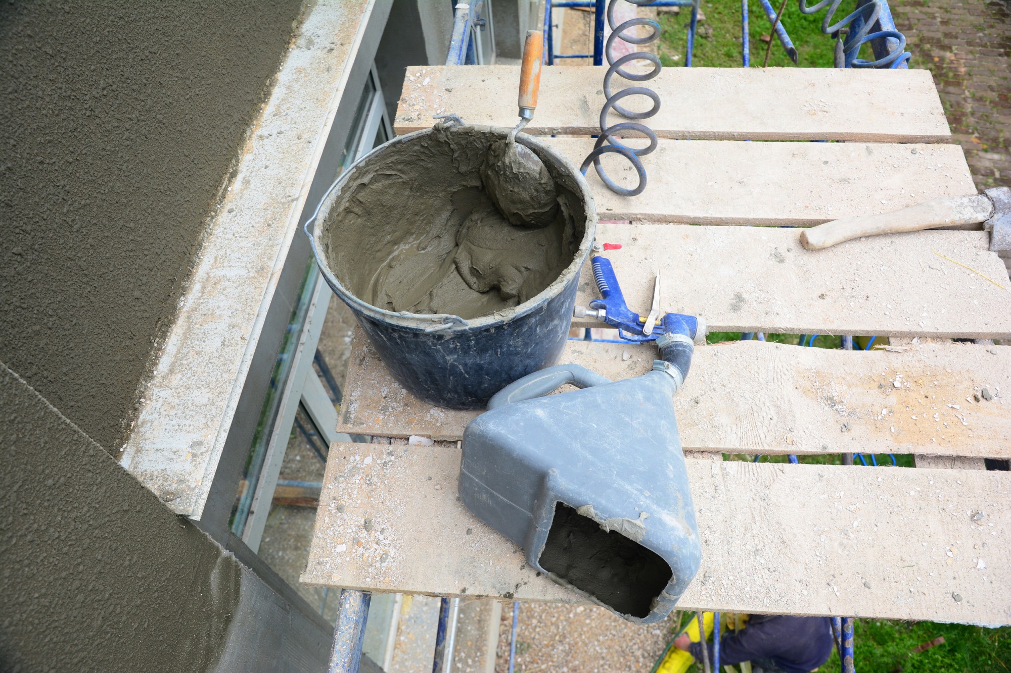 Tynk do krycia elewacji budynku