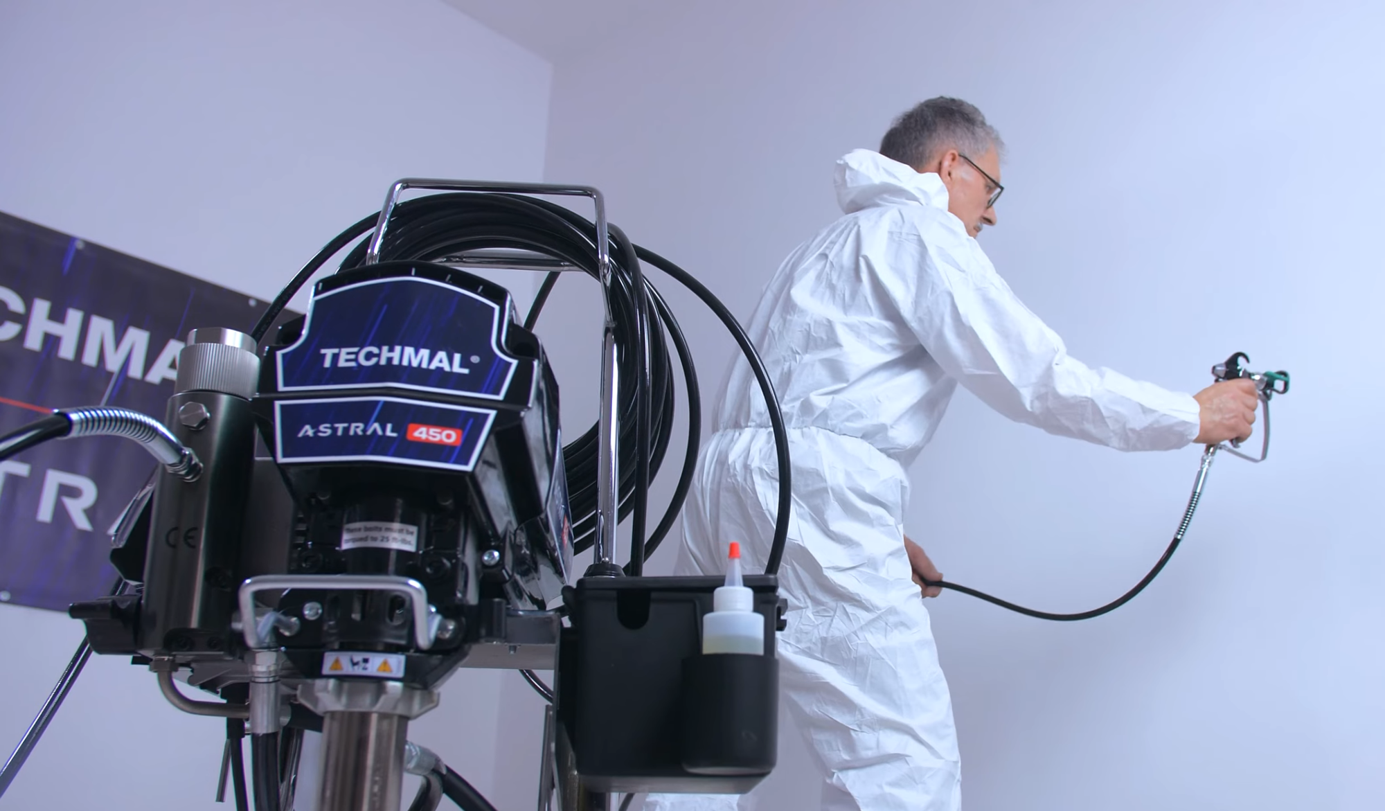 Malowanie natryskowe za pomocą Agregatu Astral 450