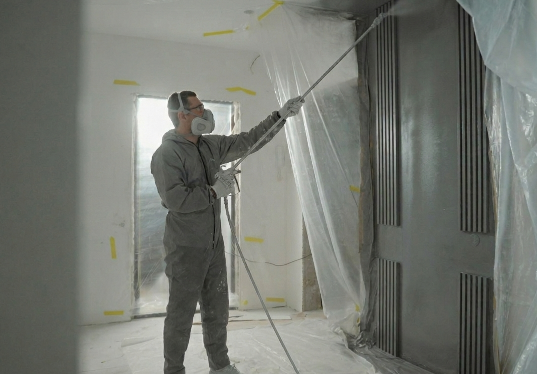 Malowanie, korzystając z przedłużki do agregatu