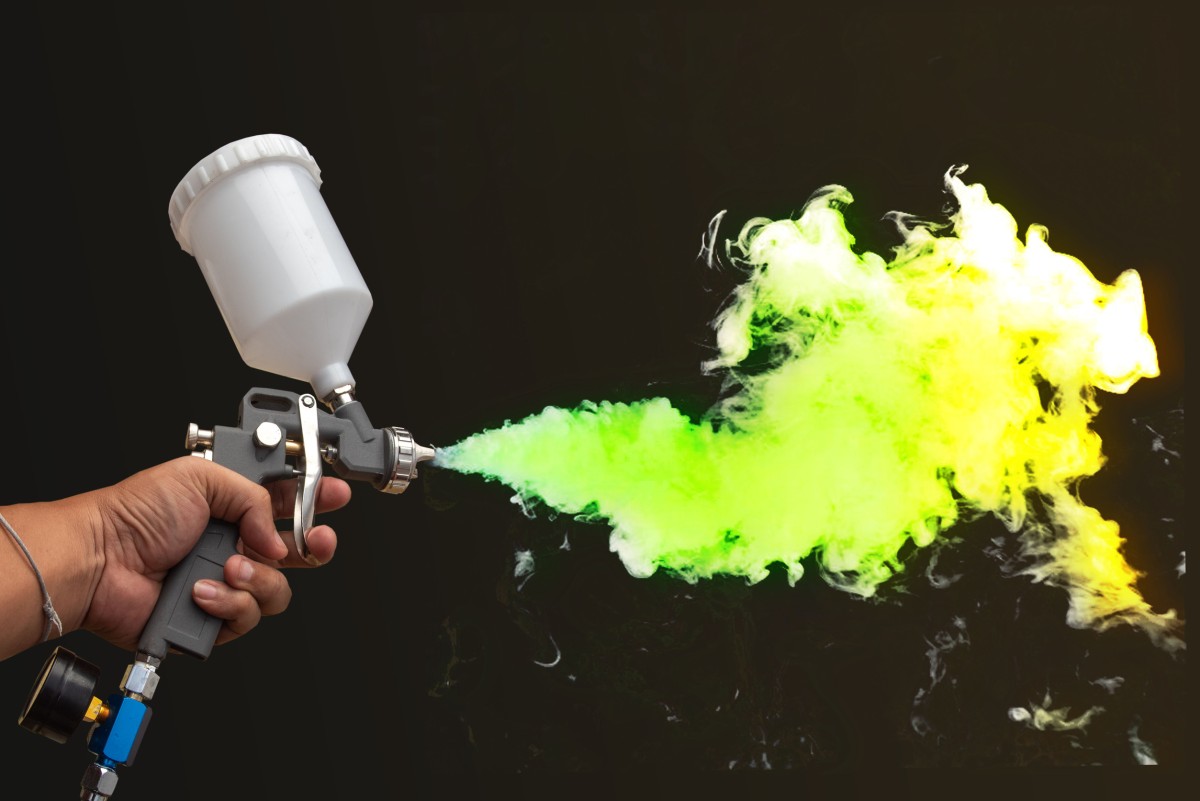 Natrysk pistoletem - prezentacja