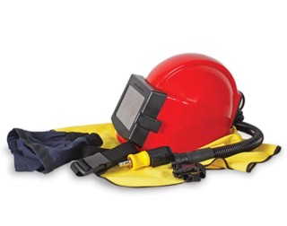 Hełm do piaskowania z peleryną CONTRACOR COMFORT