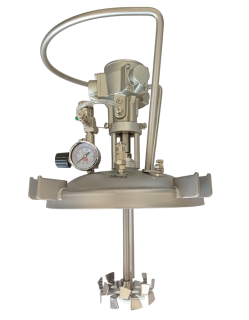 Zbiornik ciśnieniowy 10 l nierdzewny INOX z mieszadłem pneumatycznym