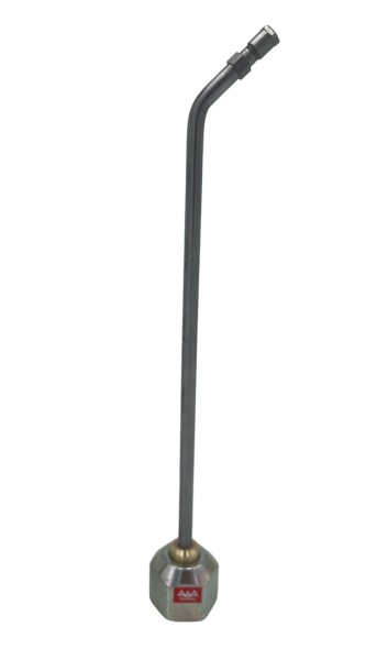 Przedłużka wygięta (dowolny kąt) z dyszą okrągło rozpylającą (stożkową) do pistoletów hydrodynamicznych