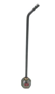 Przedłużka wygięta (dowolny kąt) z dyszą okrągło rozpylającą (stożkową) do pistoletów hydrodynamicznych