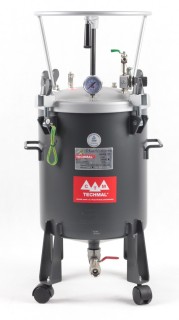 Zbiornik ciśnieniowy 20 l z dolnym wypływem i mieszadłem ręcznym do mas gęstych