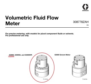 Przepływomierz GRACO G3000