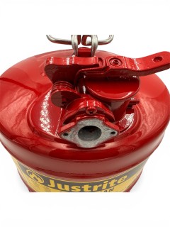 Bezpieczny pojemnik JUSTRITE do przechowywania palnych i agresywnych cieczy